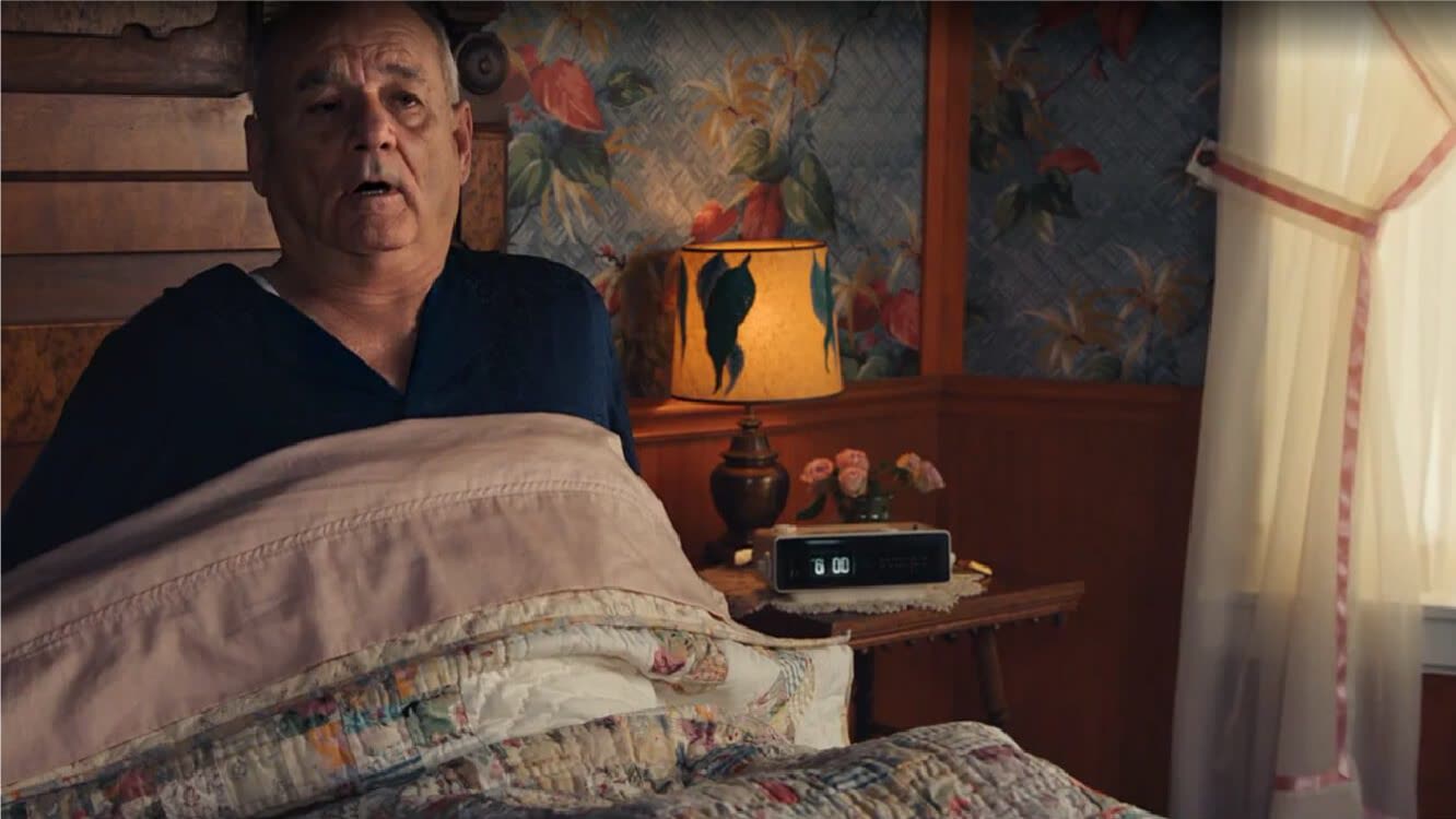 Jeep ‘Groundhog Day’ — Bill Murray waking in a quilted bed